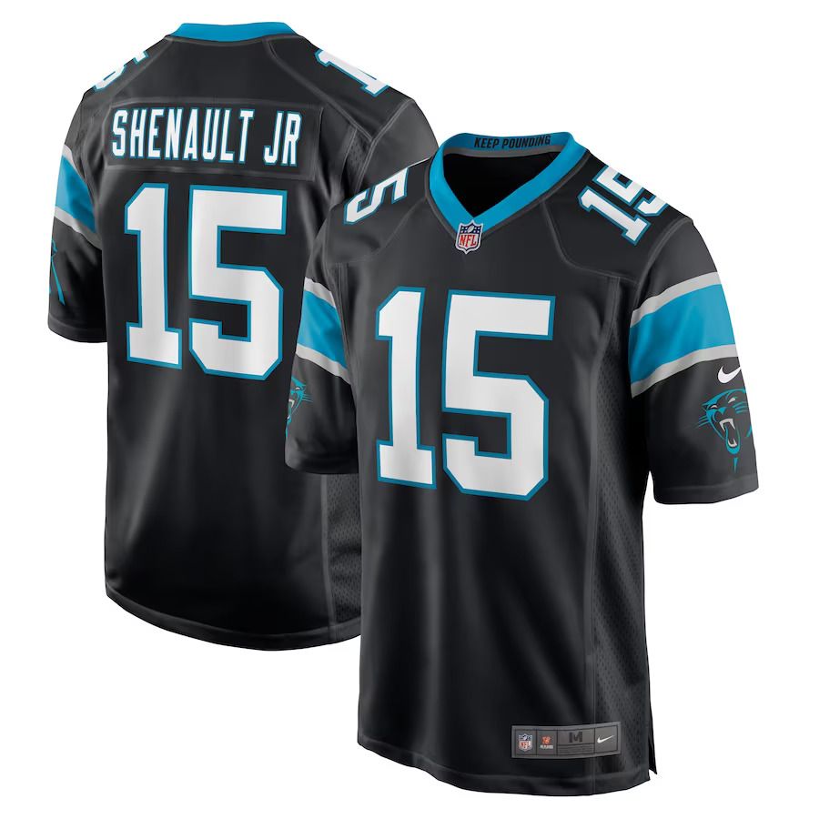 Men Carolina Panthers #15 Laviska Shenault Jr. Nike Black Game Player NFL Jersey->carolina panthers->NFL Jersey